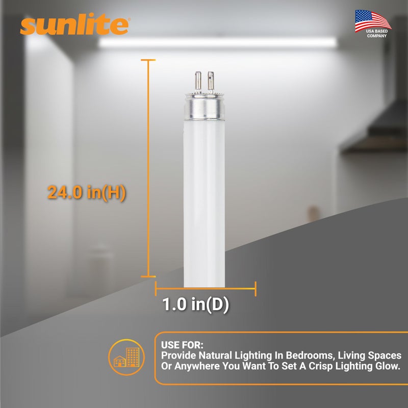 Sunlite 30125 2 Foot T8 Linear Fluorescent Lamp, 17 Watts, 1450 Lumens, F17T8/SP841, 4100K Cool White, Medium G13 Bi-Pin Base, ROHS Compliant, 30 Pack - Image 3